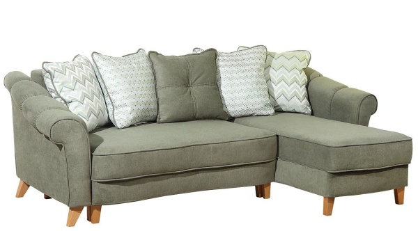 Угловой Ортопедический Диван Николь/Разные Цвета Ш-2430 х Г-1650 х В-930 мм