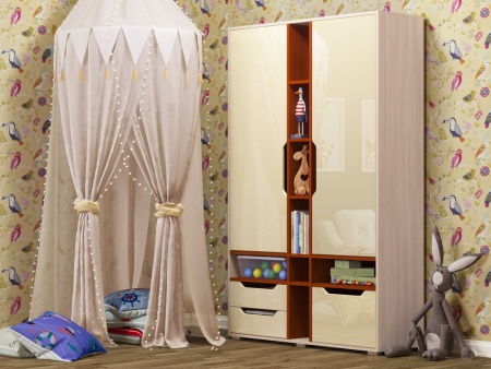 Шкаф Роберт МДФ (Ш-1250 х В-1970 х Г-450 мм/Разные Цвета